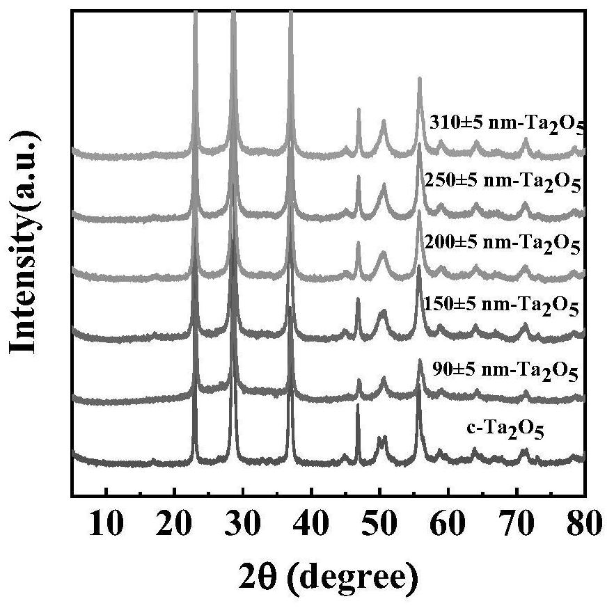 General synthesis method of tantalum pentoxide photocatalytic material with three-dimensional ordered network structure