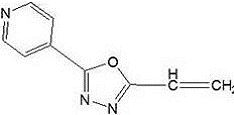 A kind of pyridyl-containing 1,3,4-oxadiazole water-soluble fluorescent polymer and its synthesis method