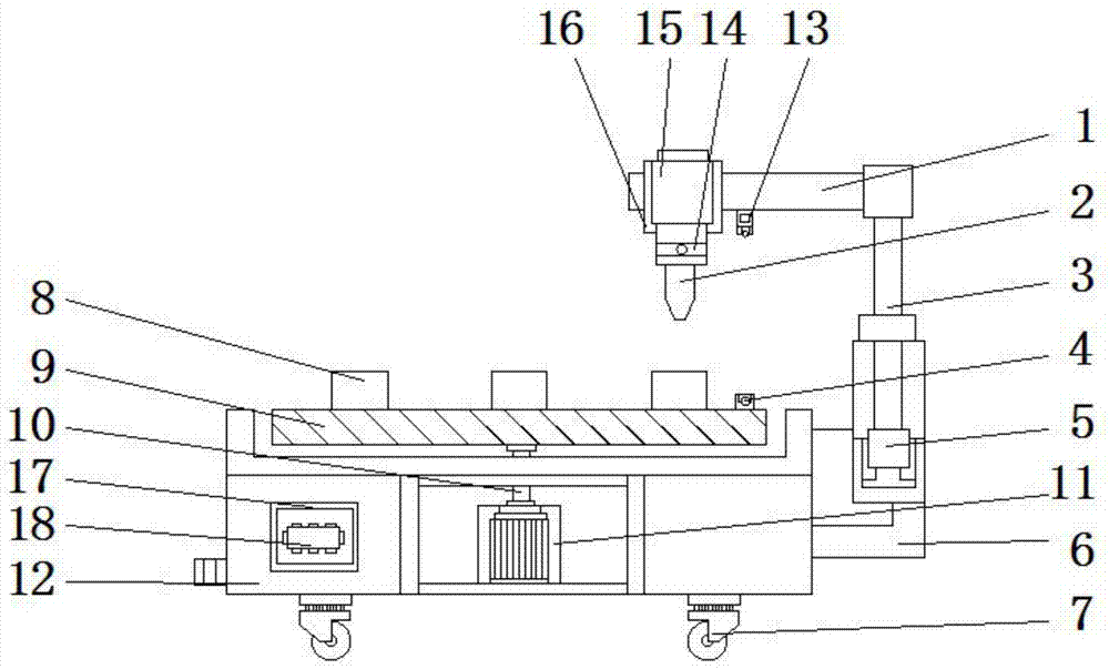 Network cable interface processing device for Internet router