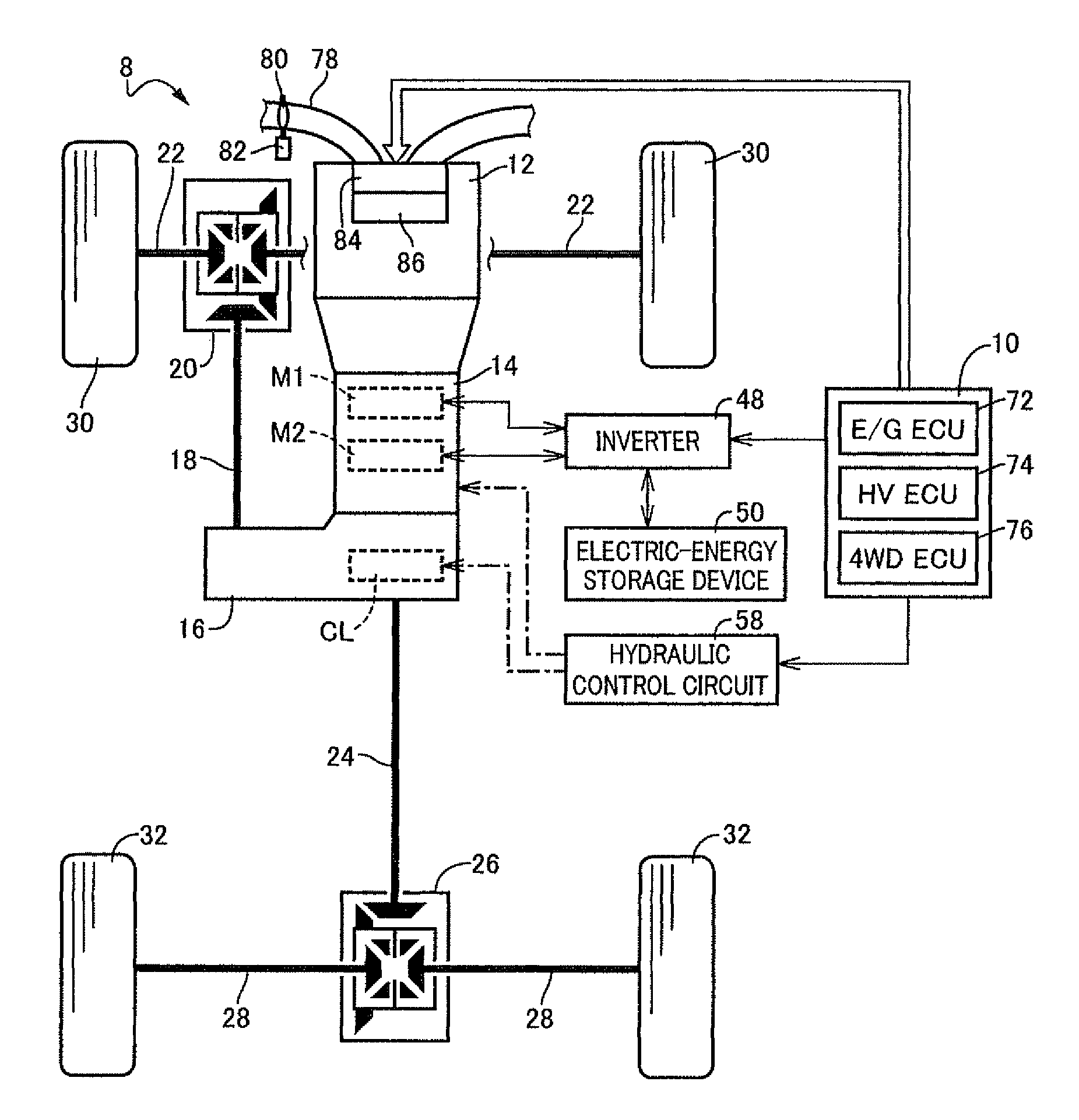 Control apparatus for vehicular drive system