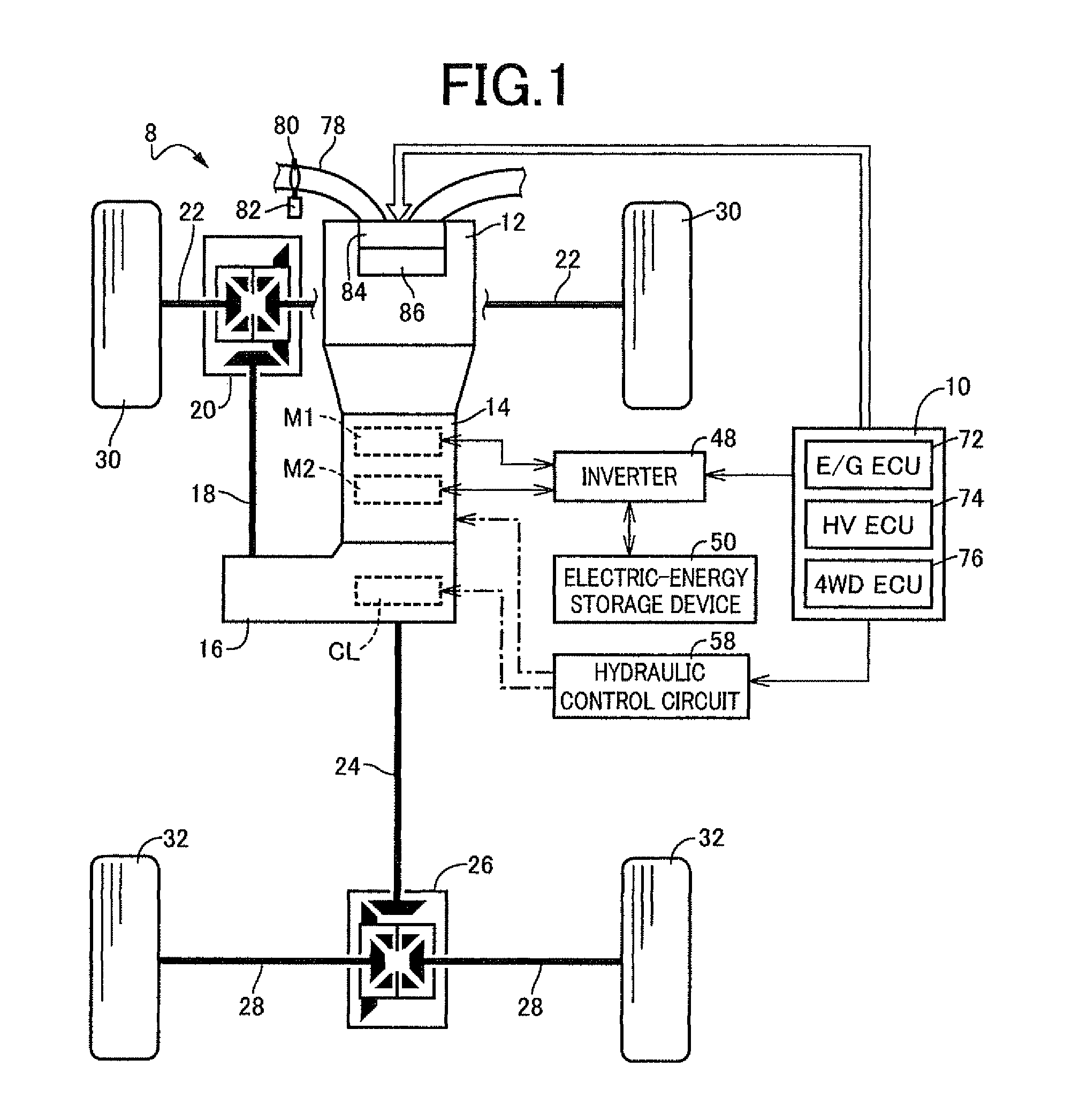 Control apparatus for vehicular drive system