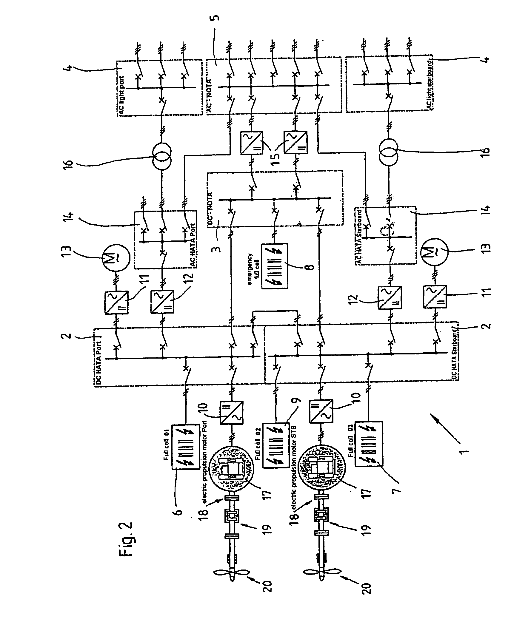 Energy system for watercraft