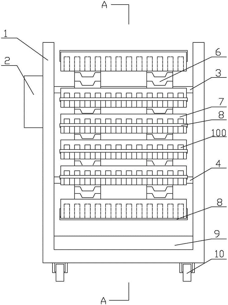 Apparatus used for turning over blocky objects