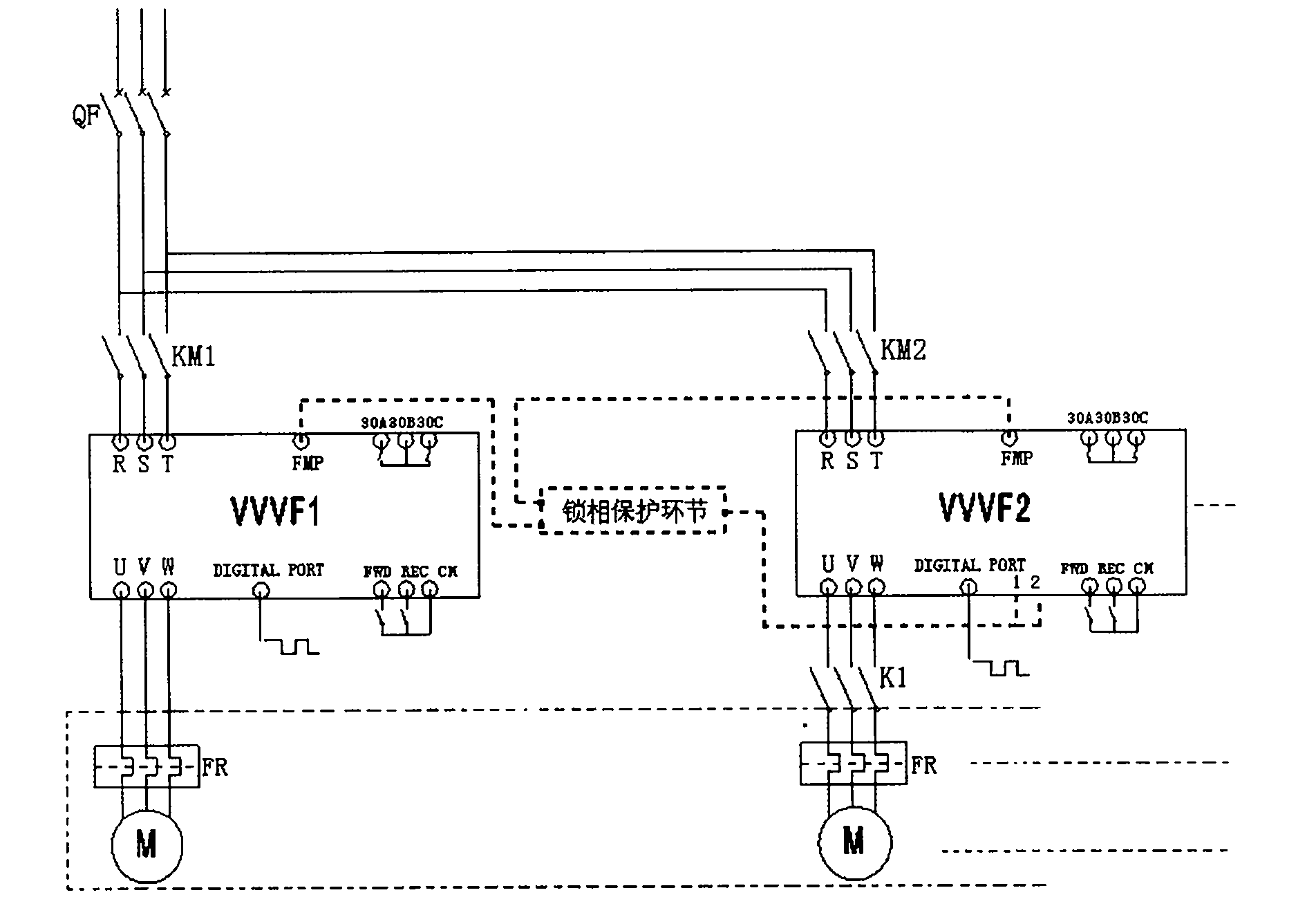 Multi-frequency converter speed-adjusting system for low-voltage high-power multi-branch AC motor