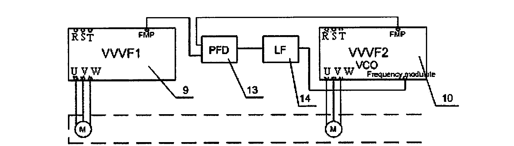 Multi-frequency converter speed-adjusting system for low-voltage high-power multi-branch AC motor