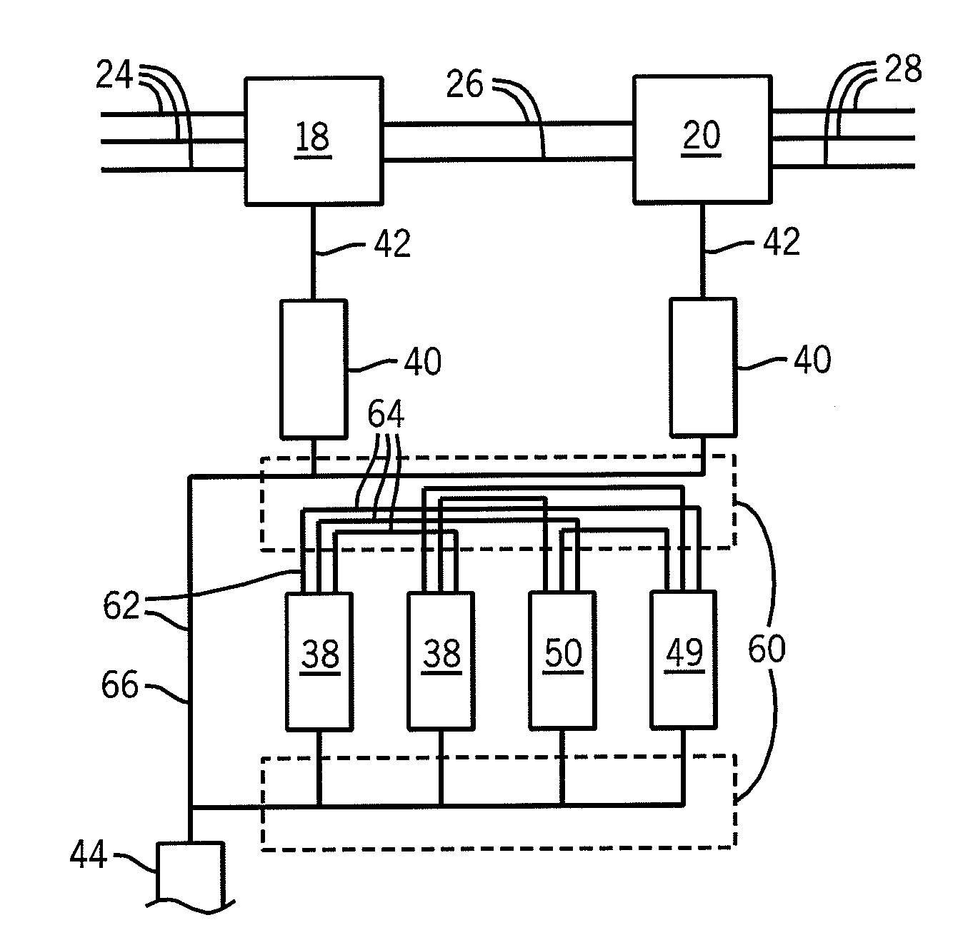 Serial backplane for medium voltage motor drive system