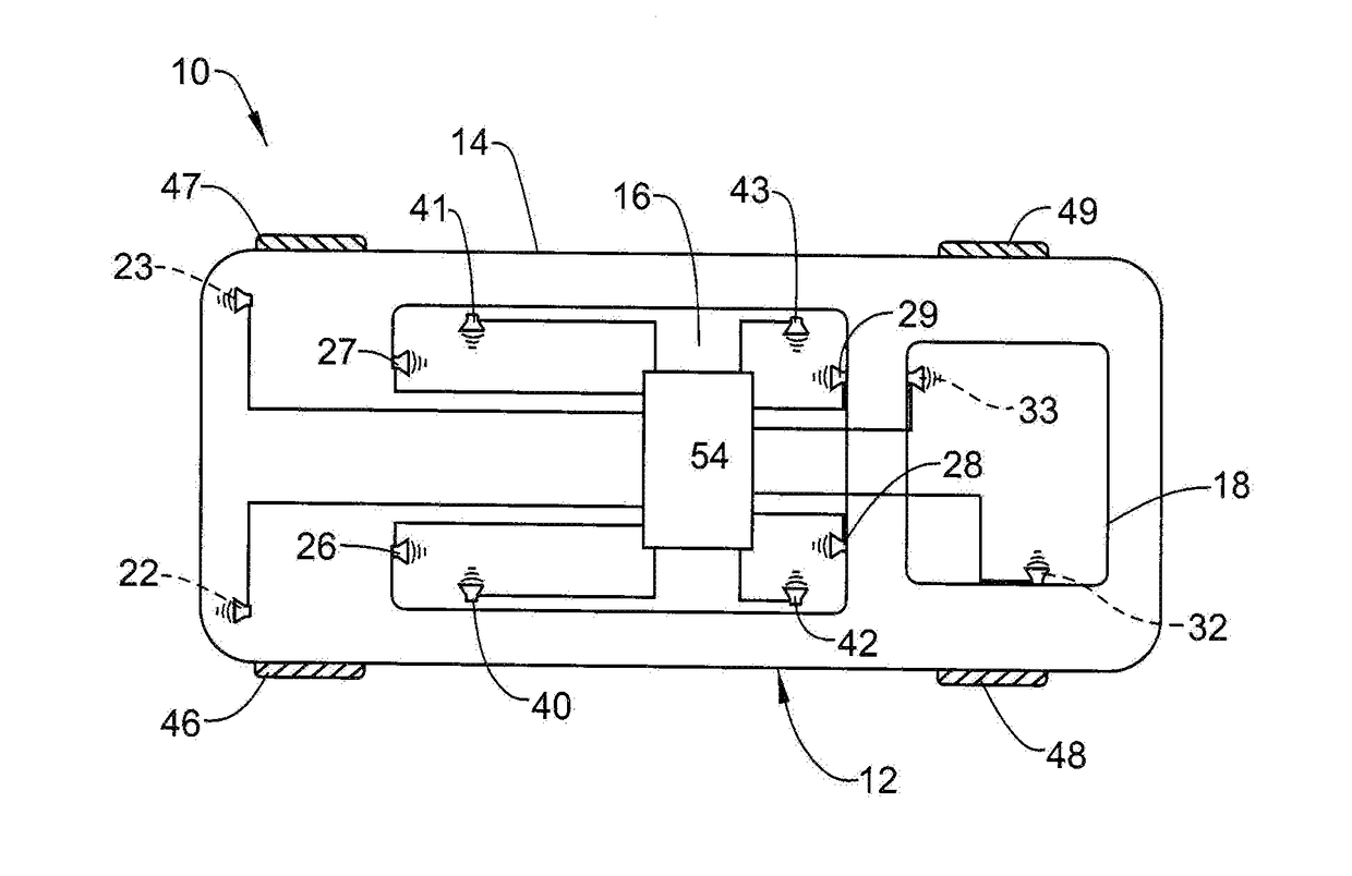 Road noise masking system for a vehicle