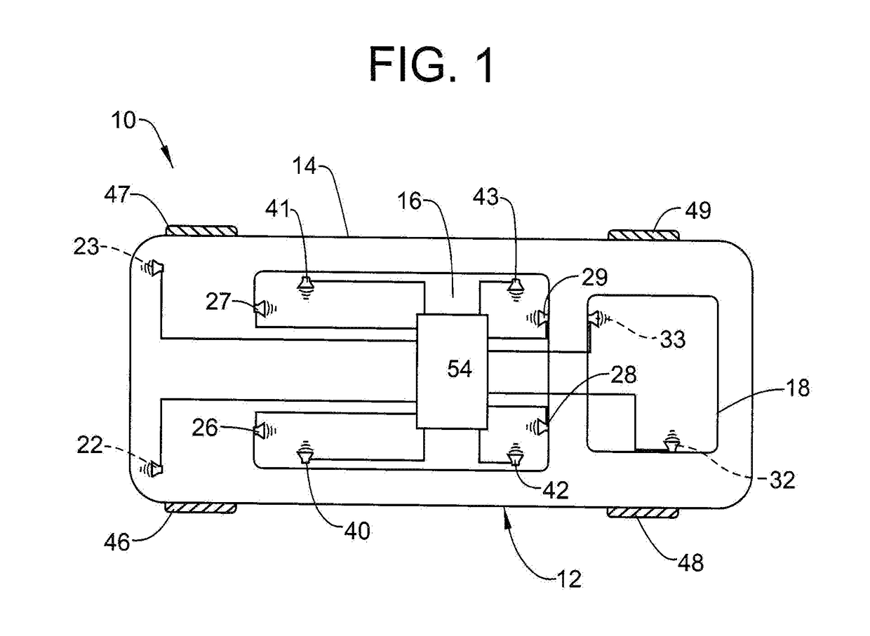 Road noise masking system for a vehicle