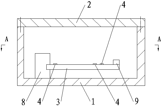 Vibration-sensing structures with temperature compensation based on surface acoustic waves