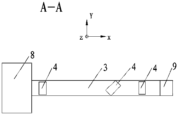 Vibration-sensing structures with temperature compensation based on surface acoustic waves