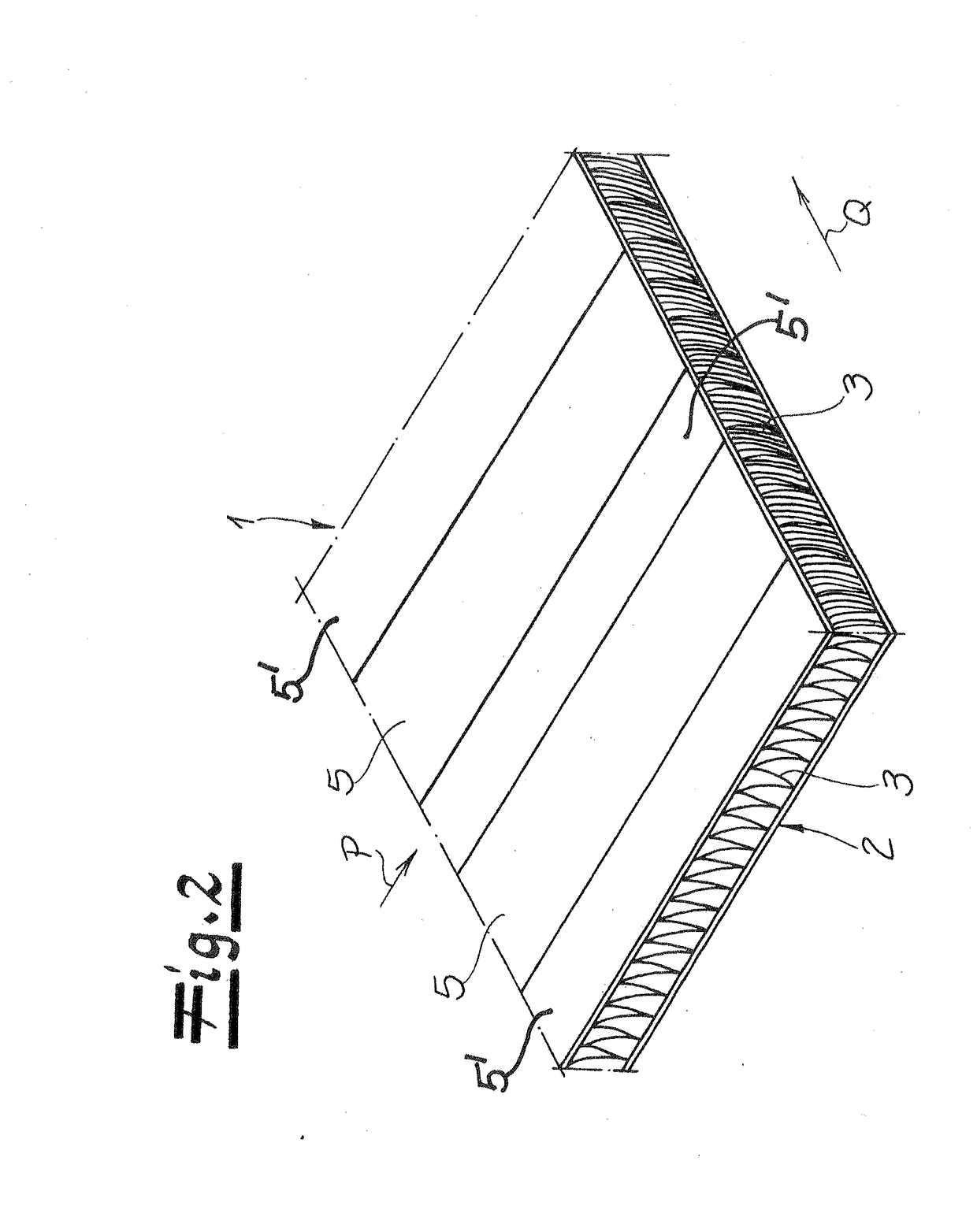 Spacer fabric, spacer fabric section and heatable covering element