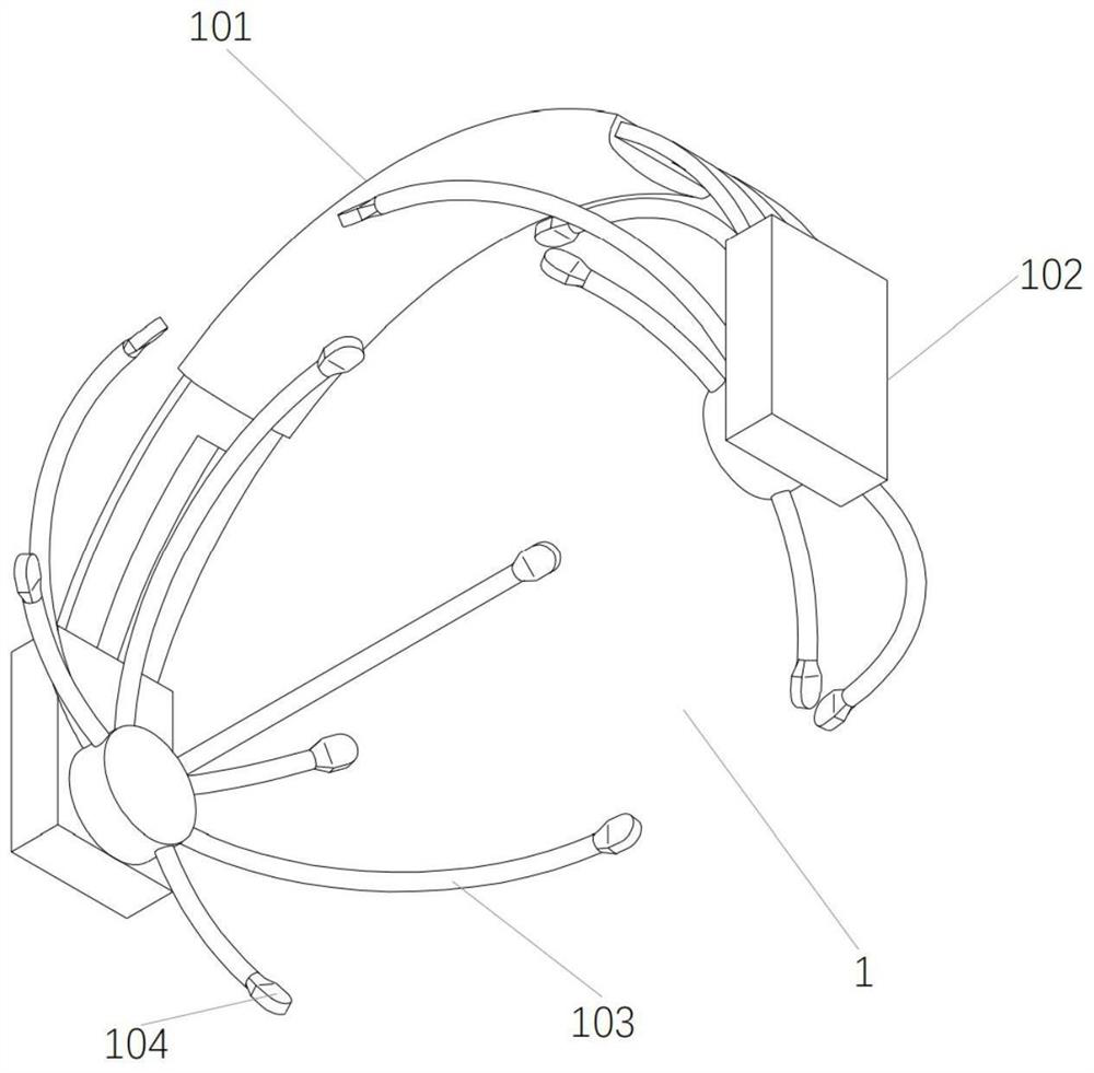 Training device for improving concentration of children