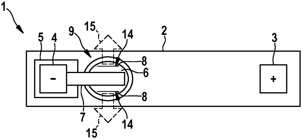 Battery cell with surge protector