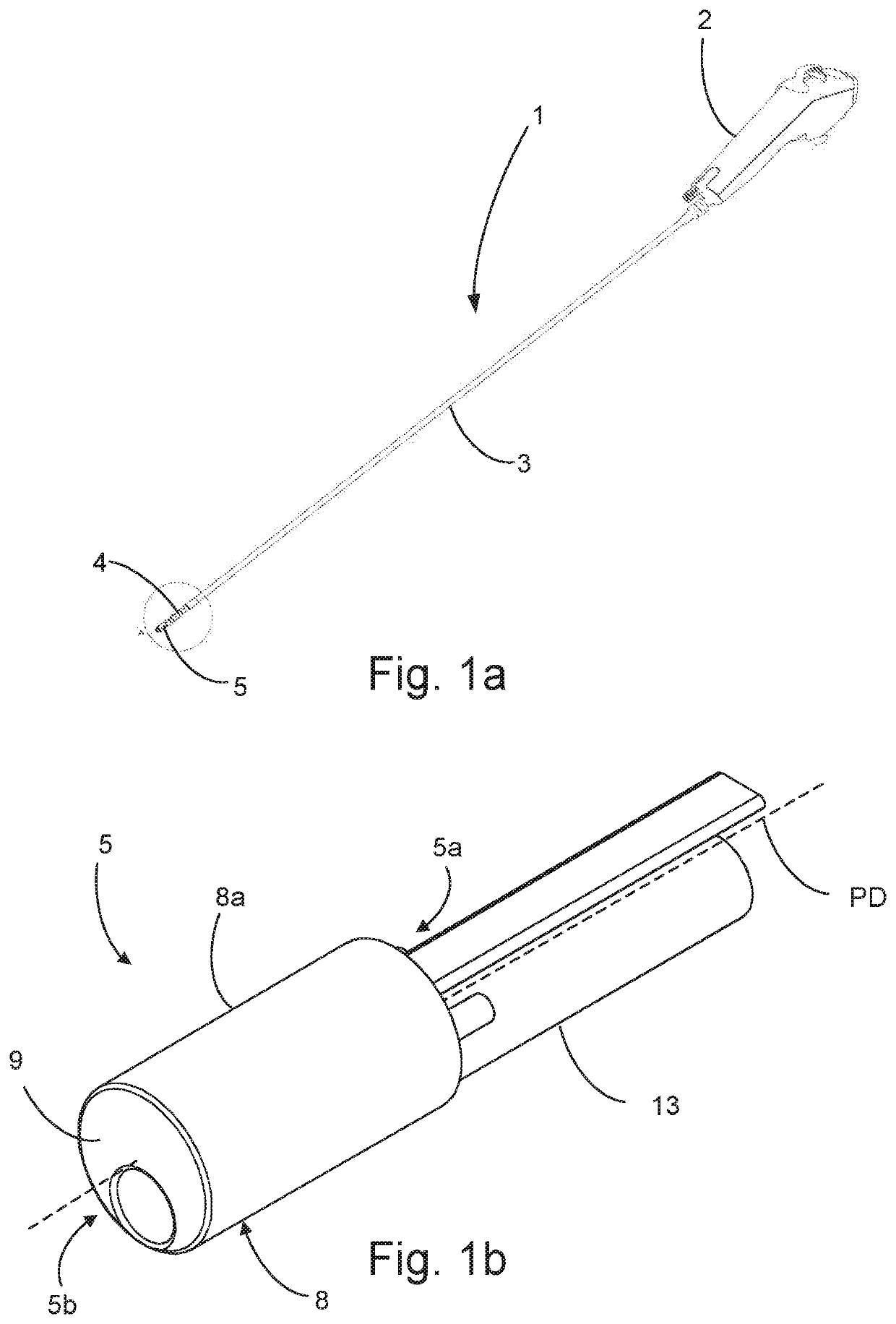 Tip part for a vision device