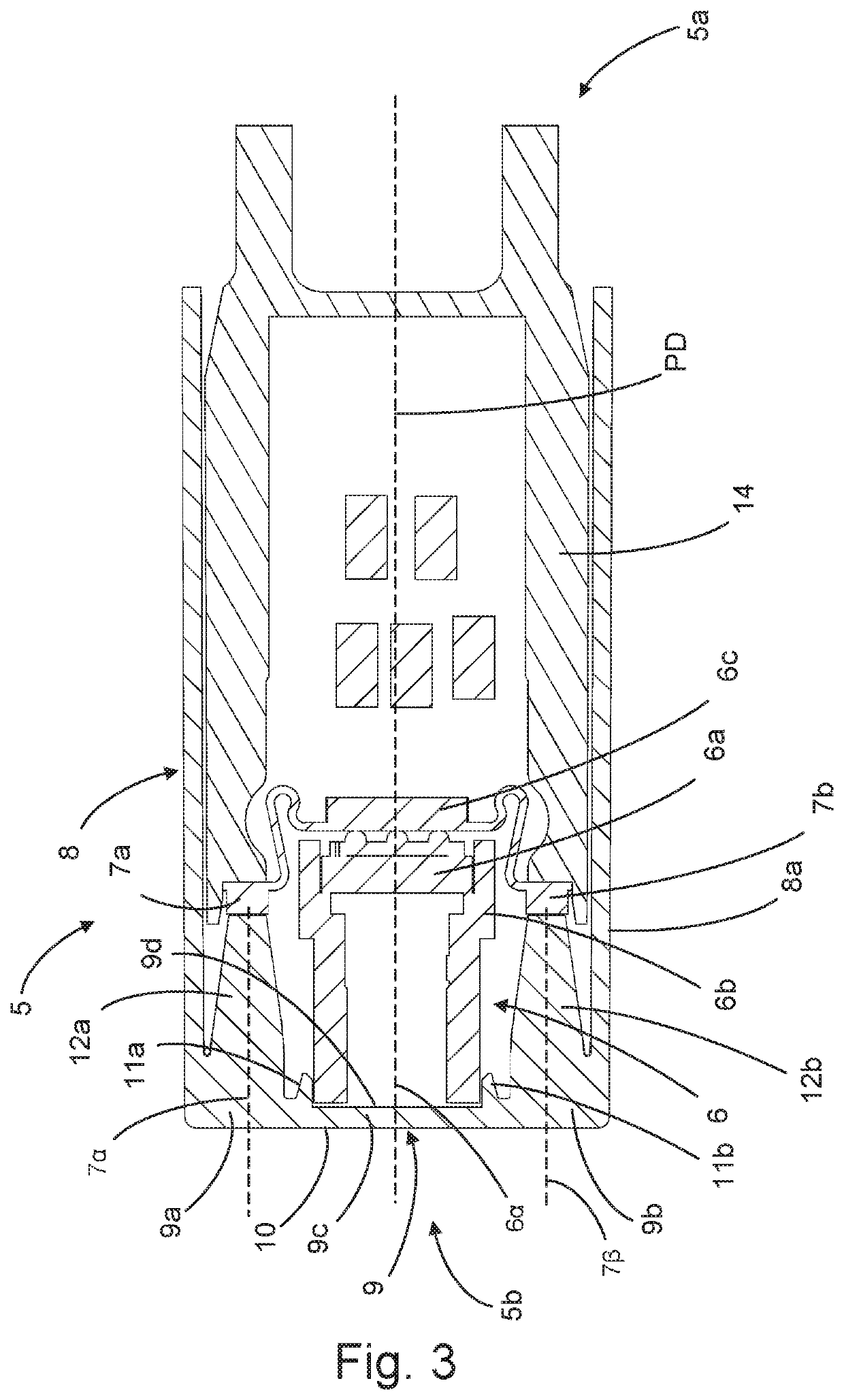 Tip part for a vision device