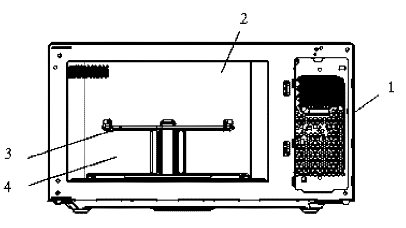 Barbecue microwave oven with rotary grill