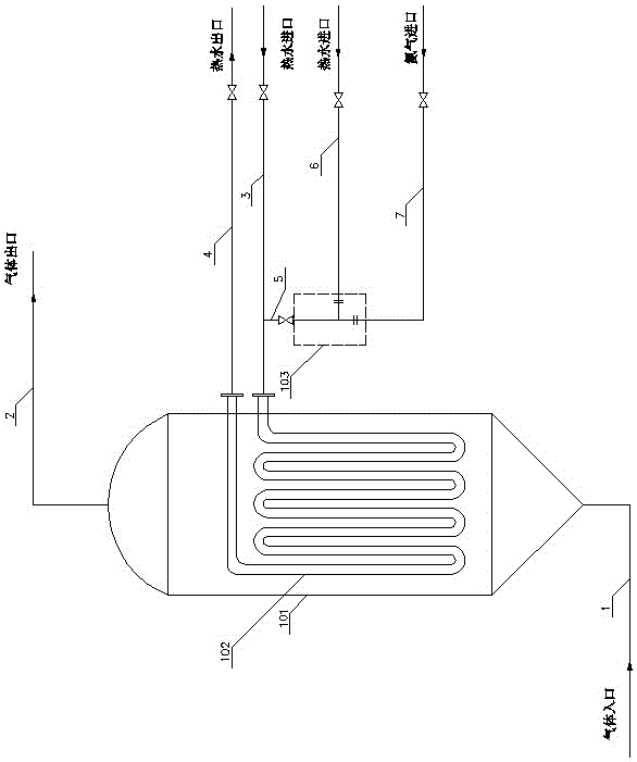 Forced cooling process and device for regeneration process