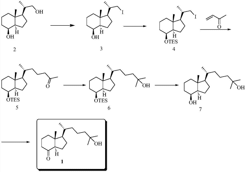 Preparation method of activated vitamin D3 drug CD ring intermediate