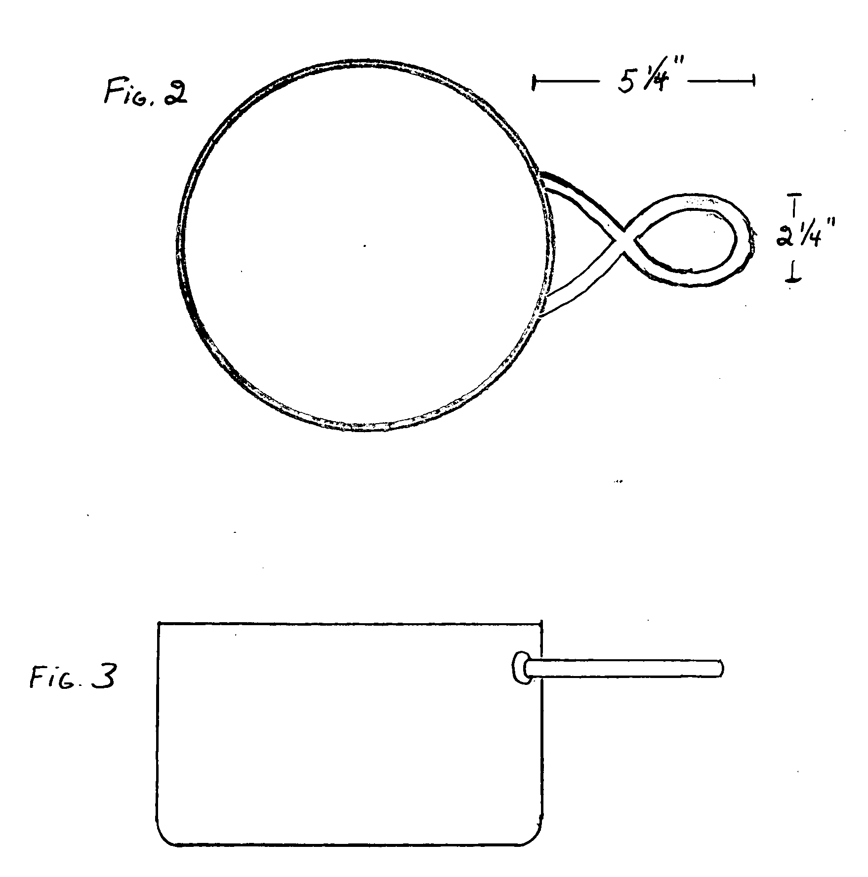 Figure "8" pot & pan handle