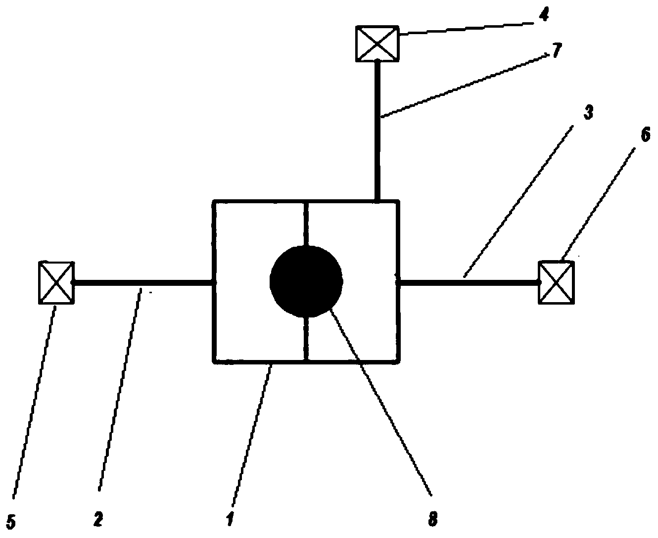 Measuring device and measuring method for element torsion and position parameters