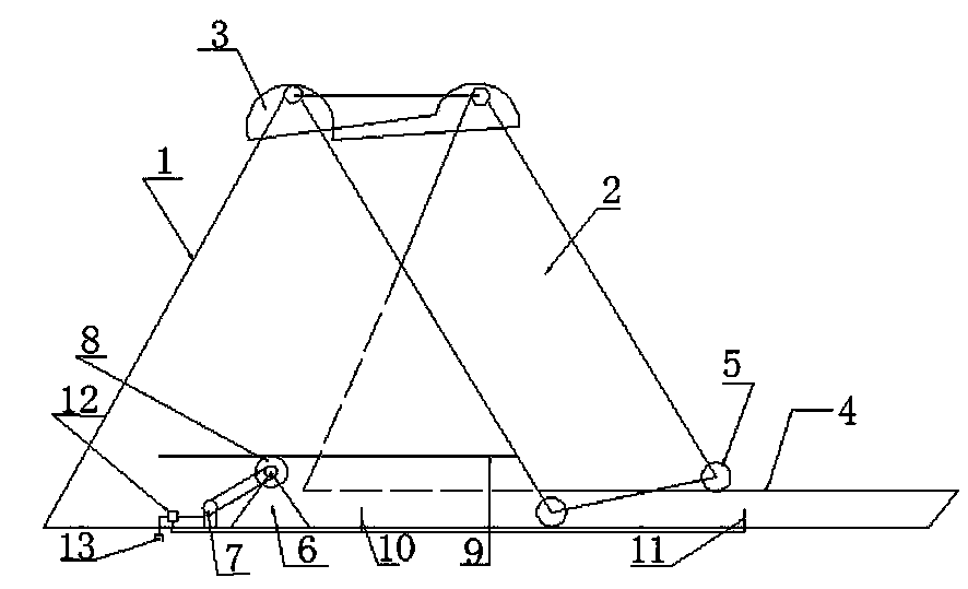 Leg amyotrophy prevention exercise device