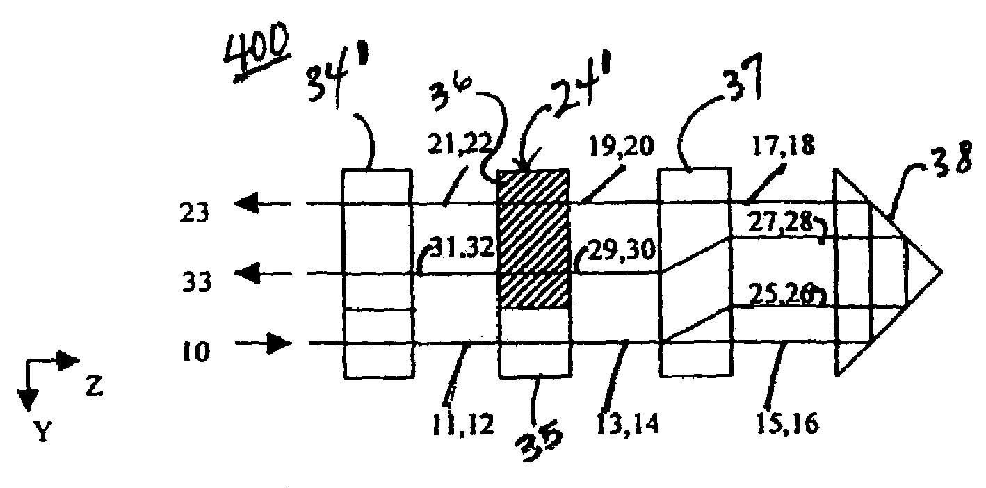 High extinction ratio and low crosstalk compact optical switches