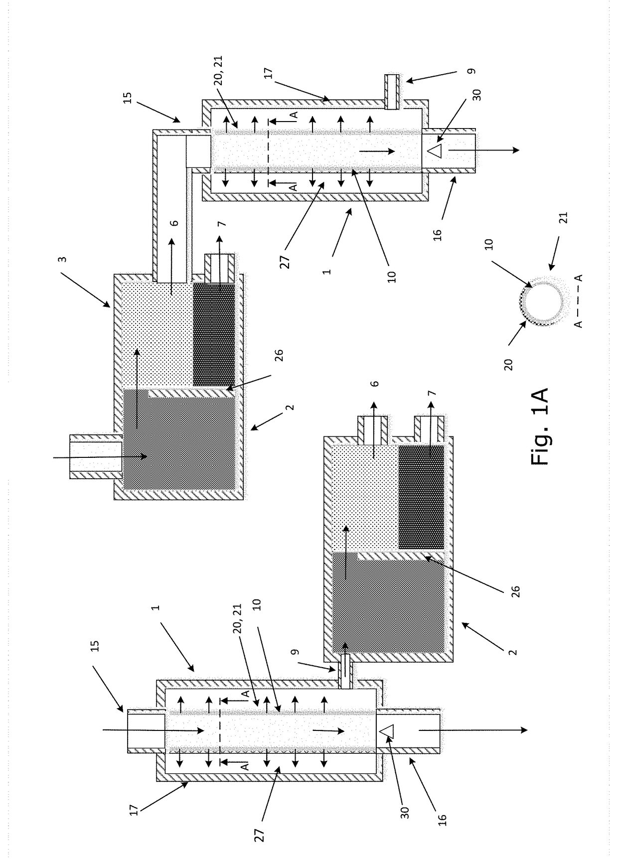 Tubular elements for cake filtration and method of providing a filtration cake