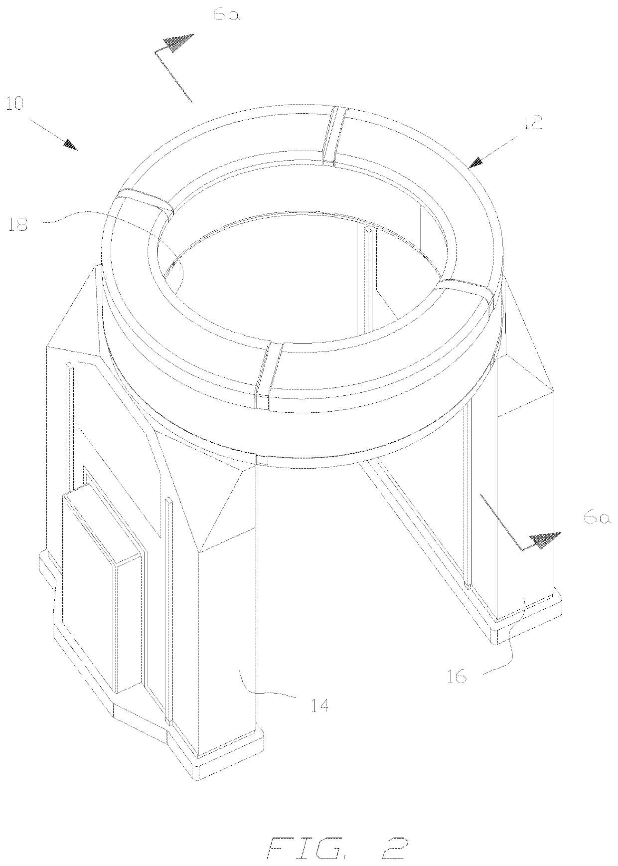 Portable positron emission tomography scanner having a rotatable detector ring which can be rotated 90 degrees for imaging a patient in a vertical or horizontal configuration