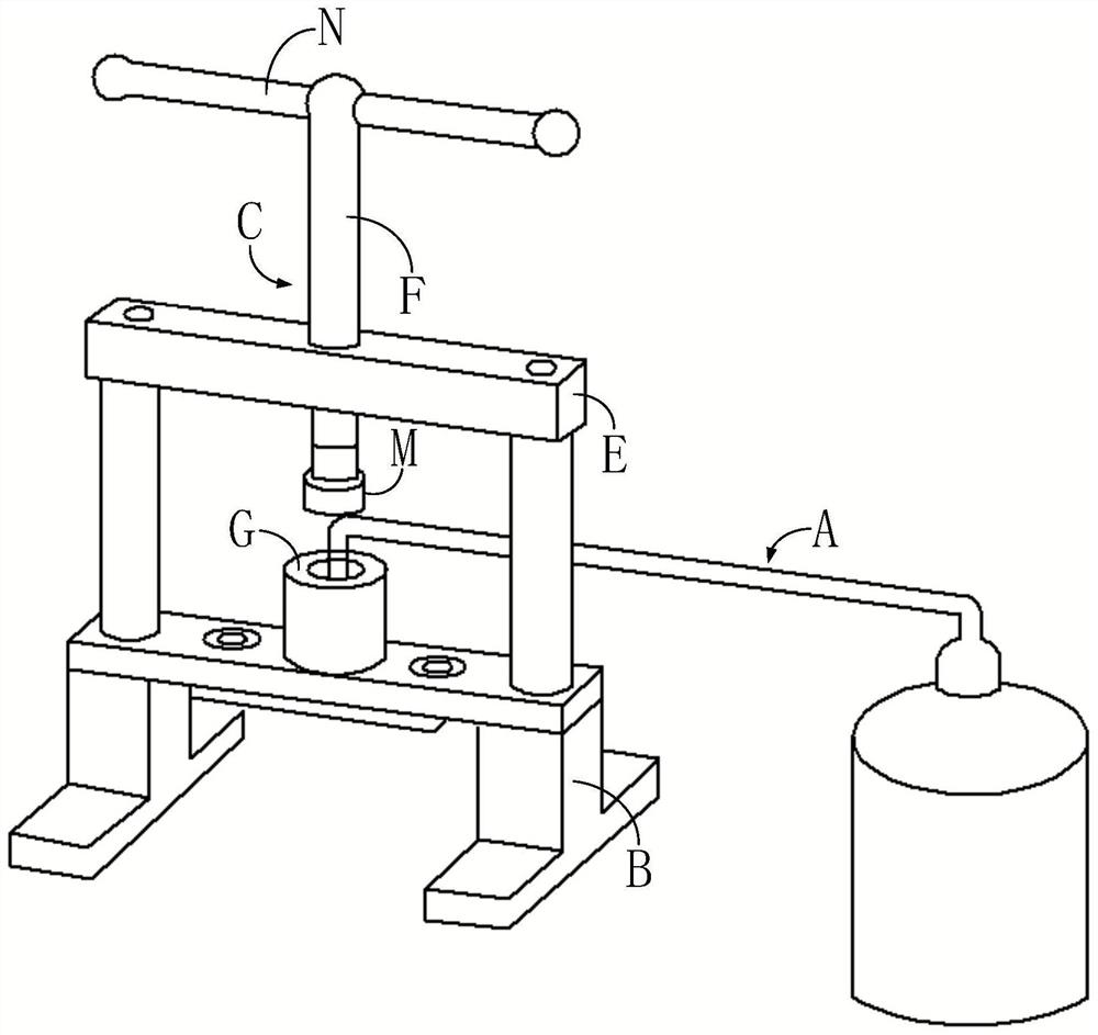 Disassembling device and disassembling method for shaft sleeve type interference fit part