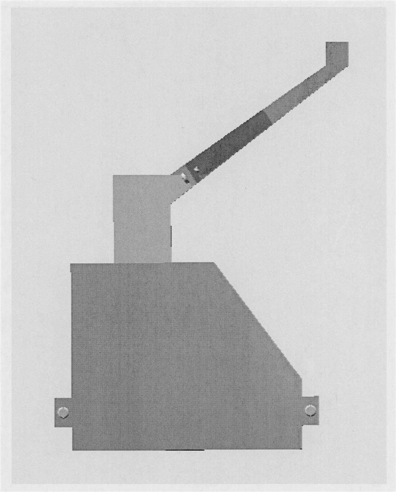 Skull front side face operation fixing device in craniocerebral surgery