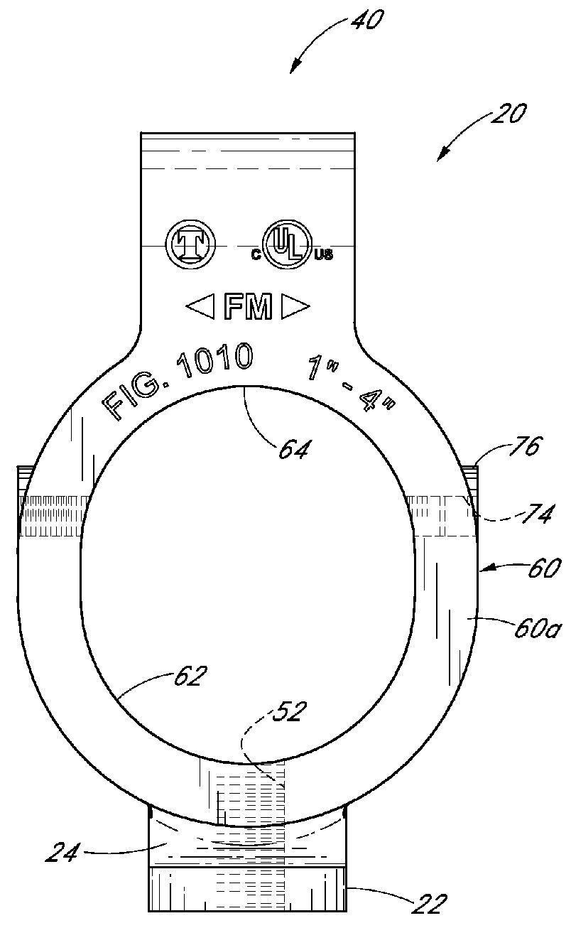 Pipe-to-pipe brace assembly