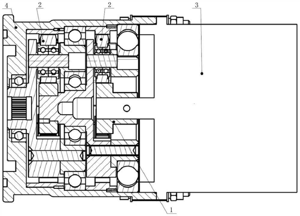 Planetary reducer long in service life and free of maintenance under low-gas-pressure working condition