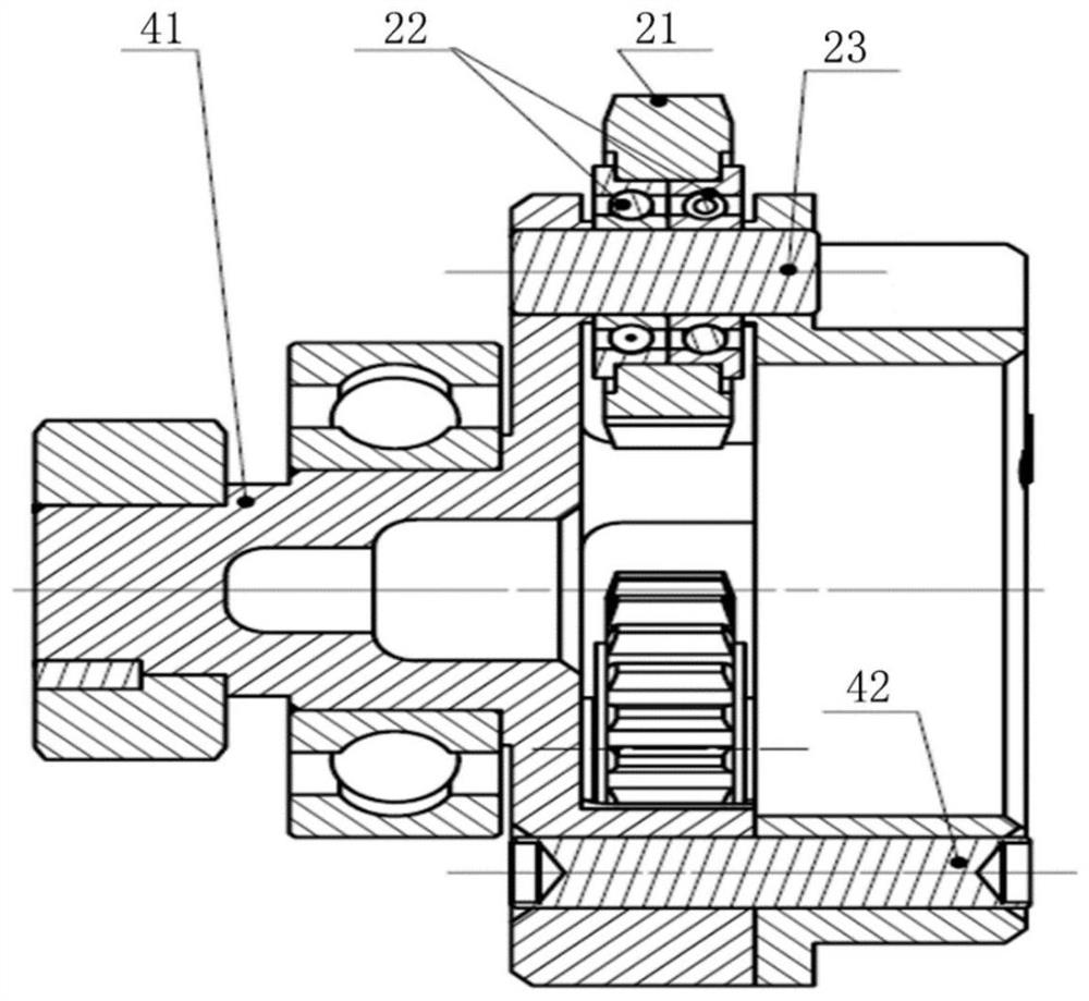 Planetary reducer long in service life and free of maintenance under low-gas-pressure working condition