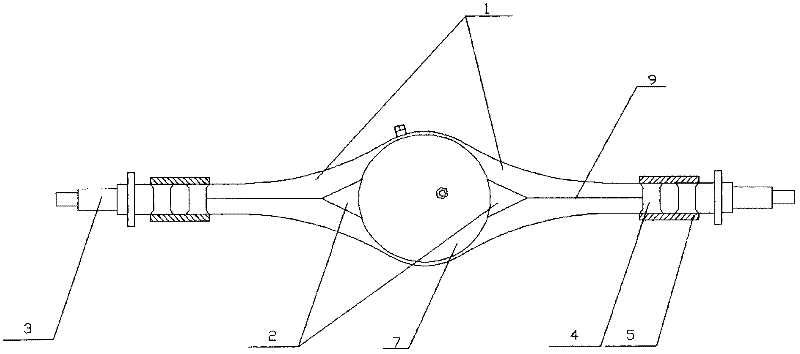 Method of manufacturing car axle case and car axle case manufactured by same