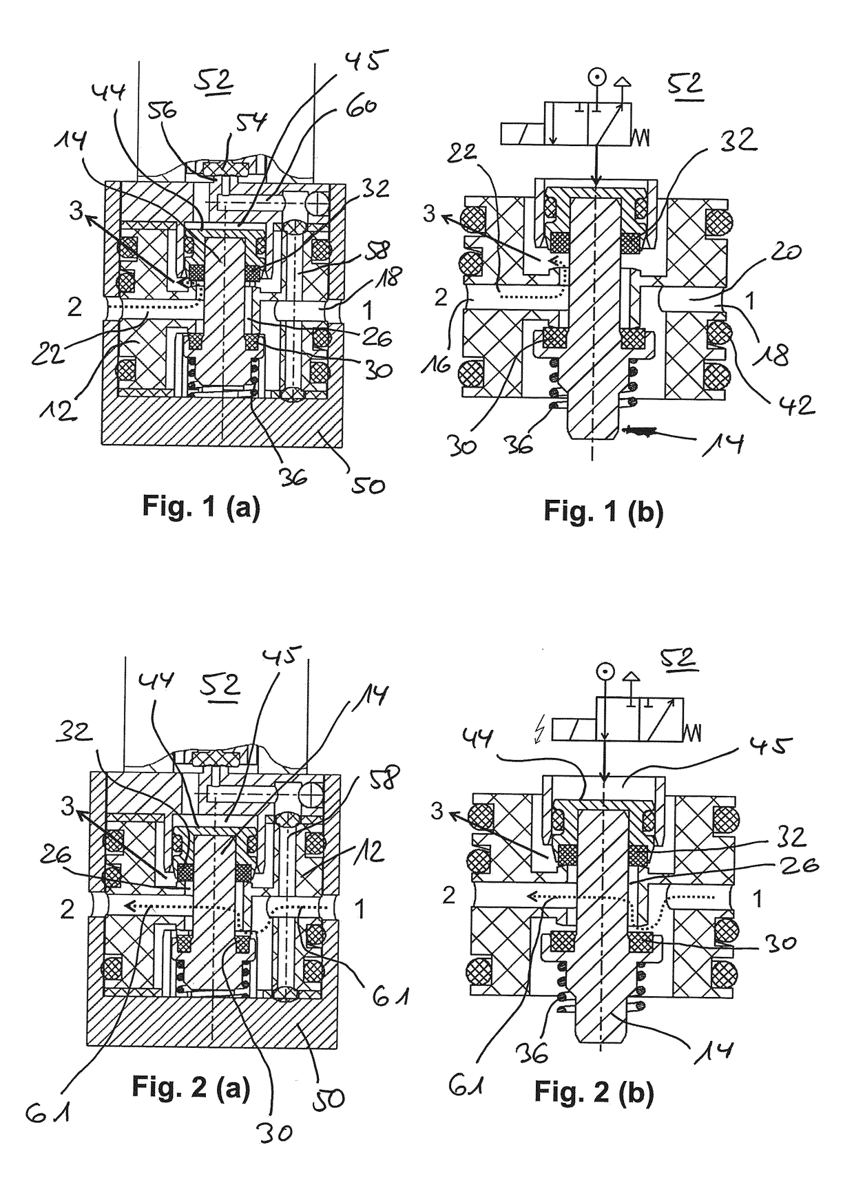 Electromagnetic valve device, use thereof, and system