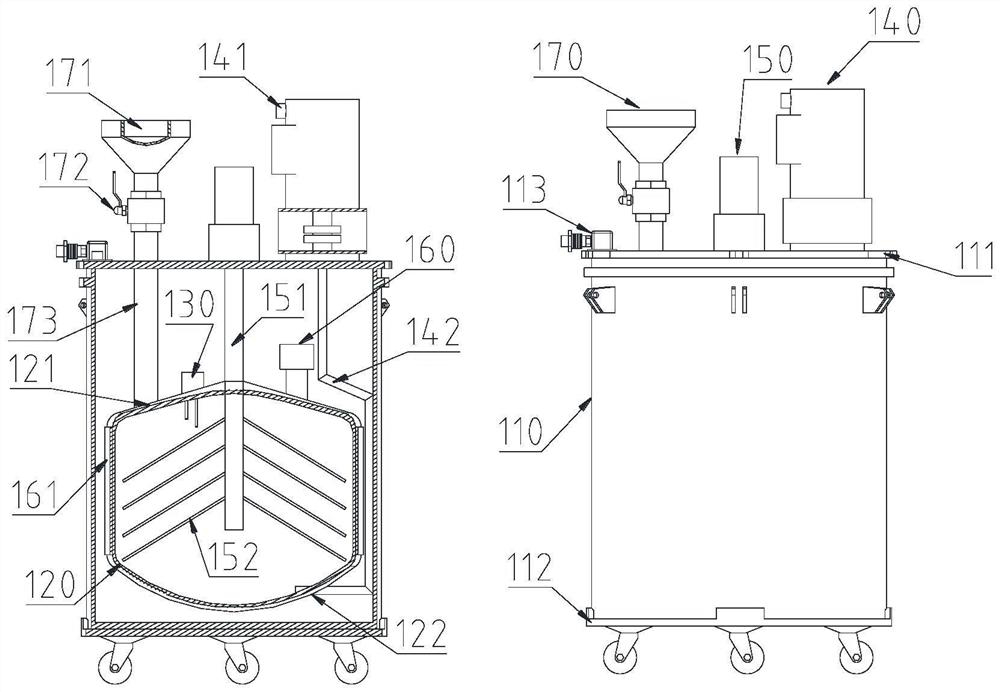 Modular vacuum casting machine