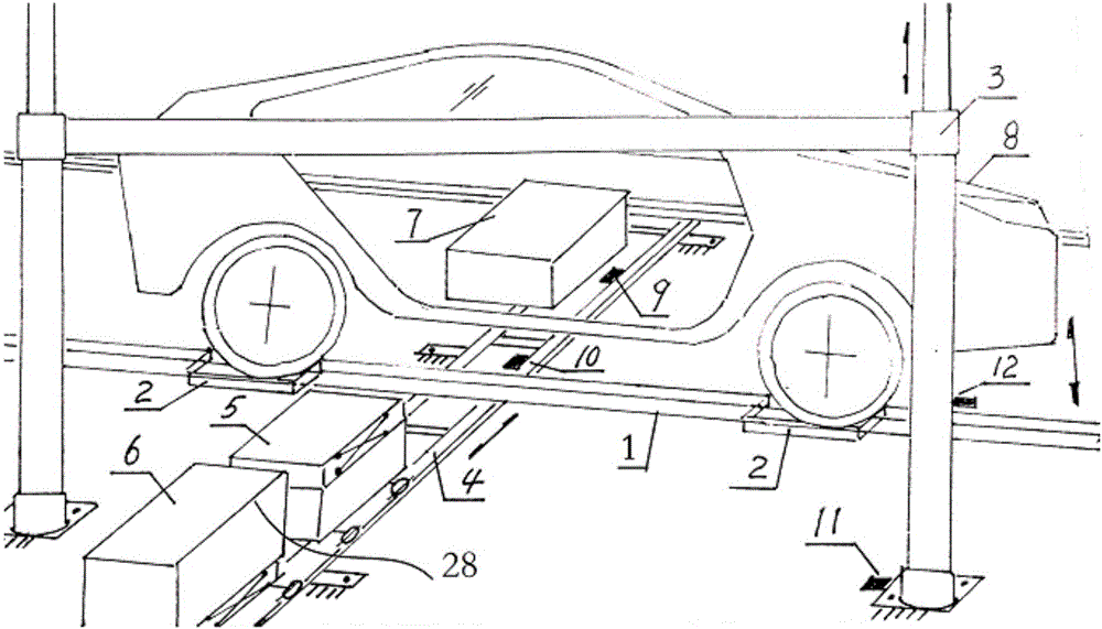 Electric vehicle battery quick-change system with rear chassis battery case and operating method thereof