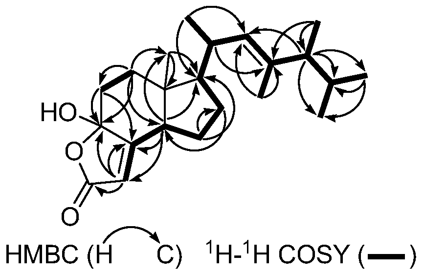 Sterol compound in tobacco and preparation method and application of sterol compound