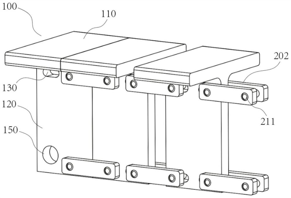 Coal mine robot rail system and its omnidirectional deformation connection structure