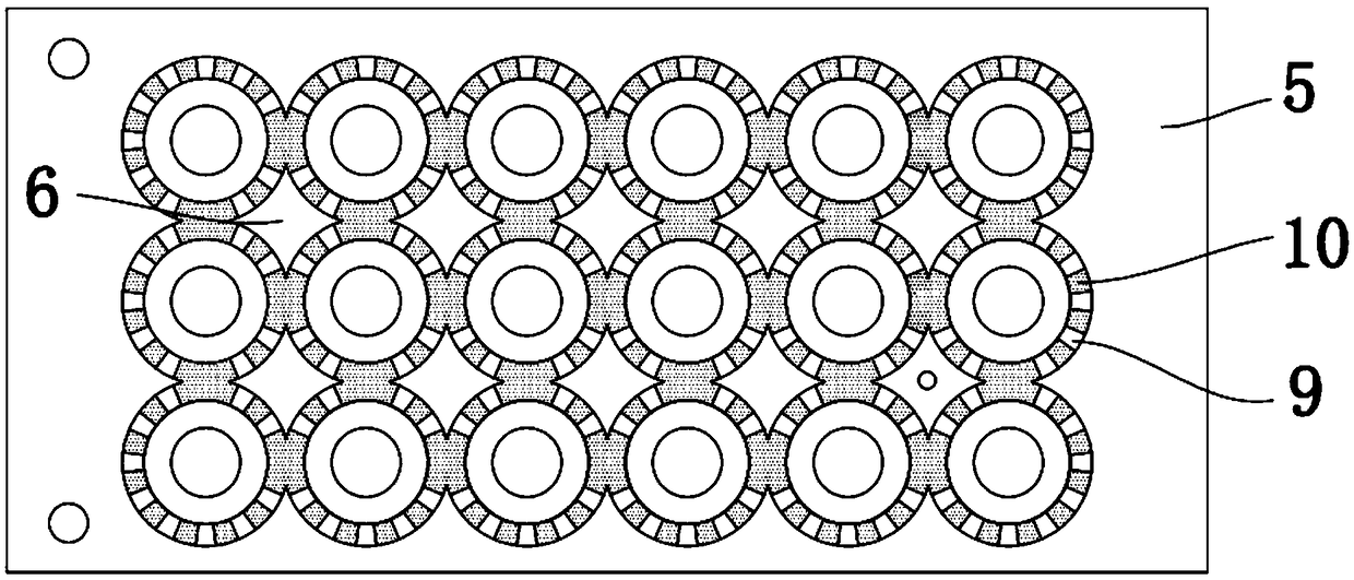 Lithium core battery pack with strong heat dissipation