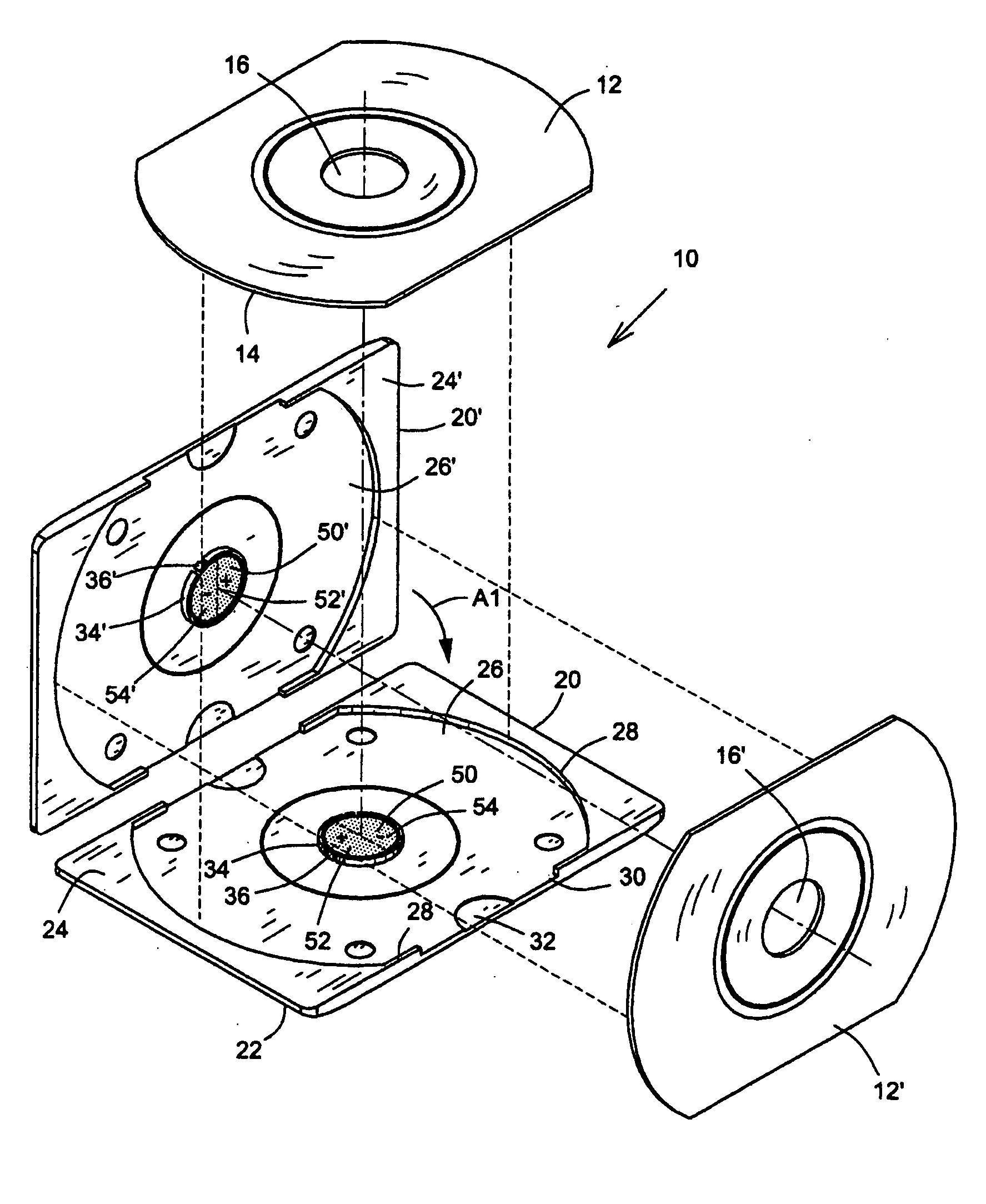 Disc storage case