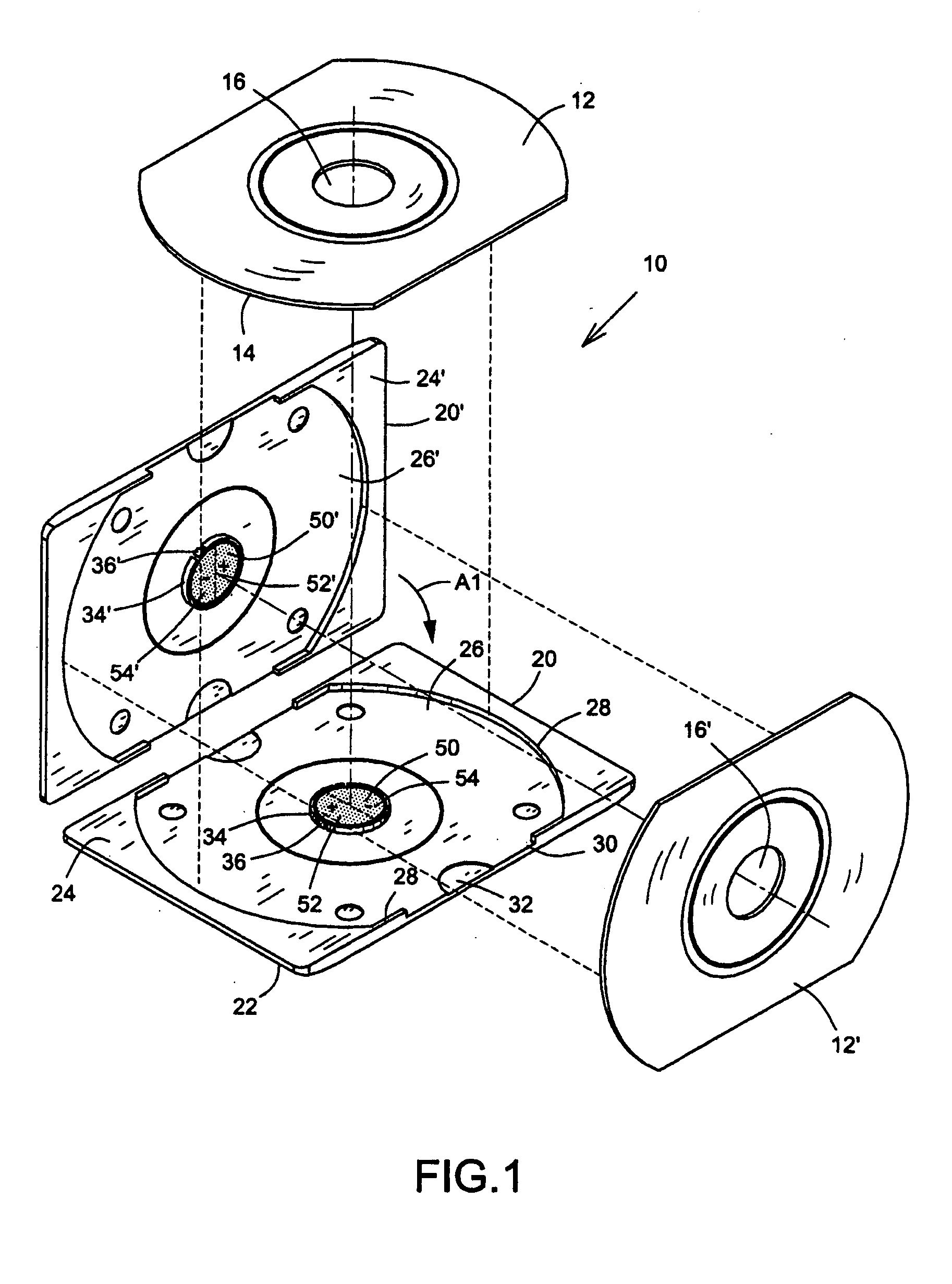 Disc storage case