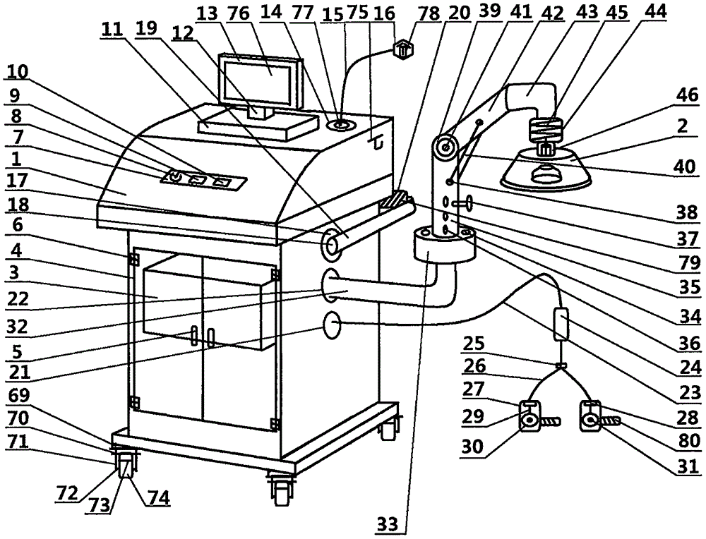 Ultraviolet magnetotherapy care rehabilitation device