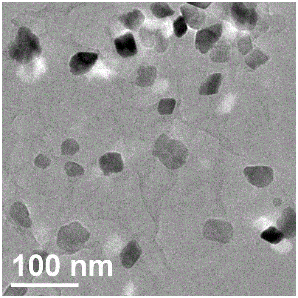 A kind of nitrogen-doped graphene/copper ferrite nanocomposite material and preparation thereof