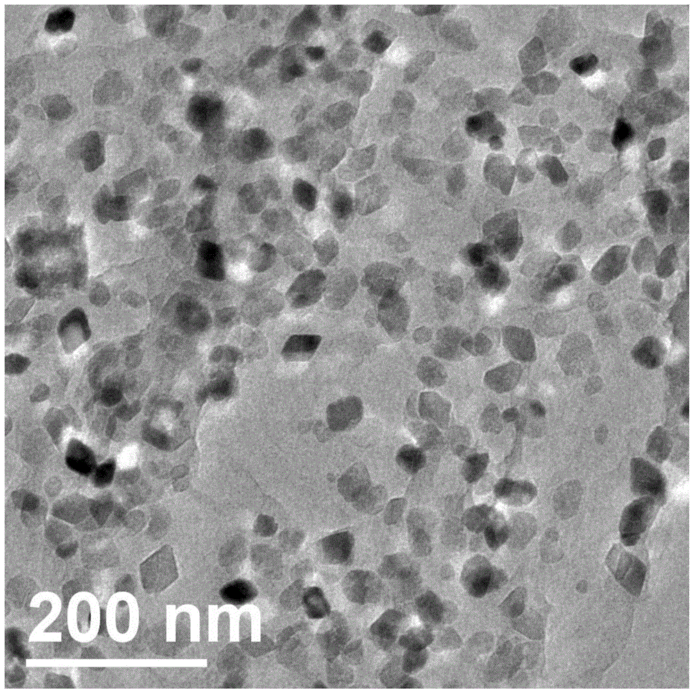 A kind of nitrogen-doped graphene/copper ferrite nanocomposite material and preparation thereof