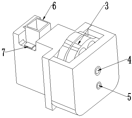 Light source conversion wavelength switching device with rotary thumb wheel structure