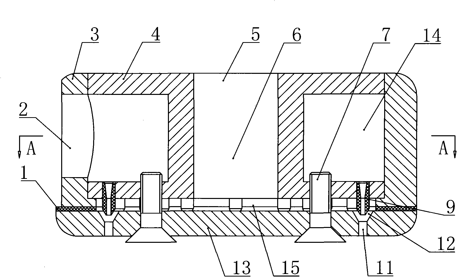 Water jet nozzle for solar water heating system