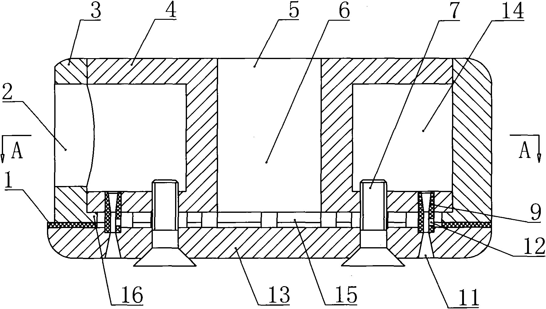 Water jet nozzle for solar water heating system