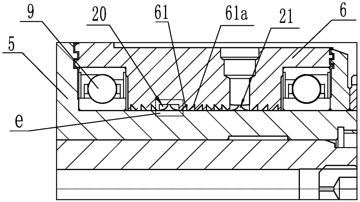 Broaching tool mechanism capable of rotating at high speed