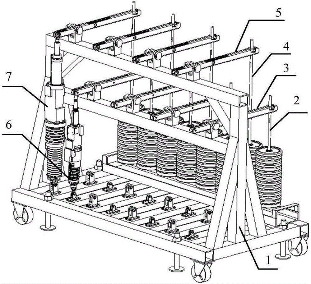 Zero-position locking test device and test method for servo mechanism